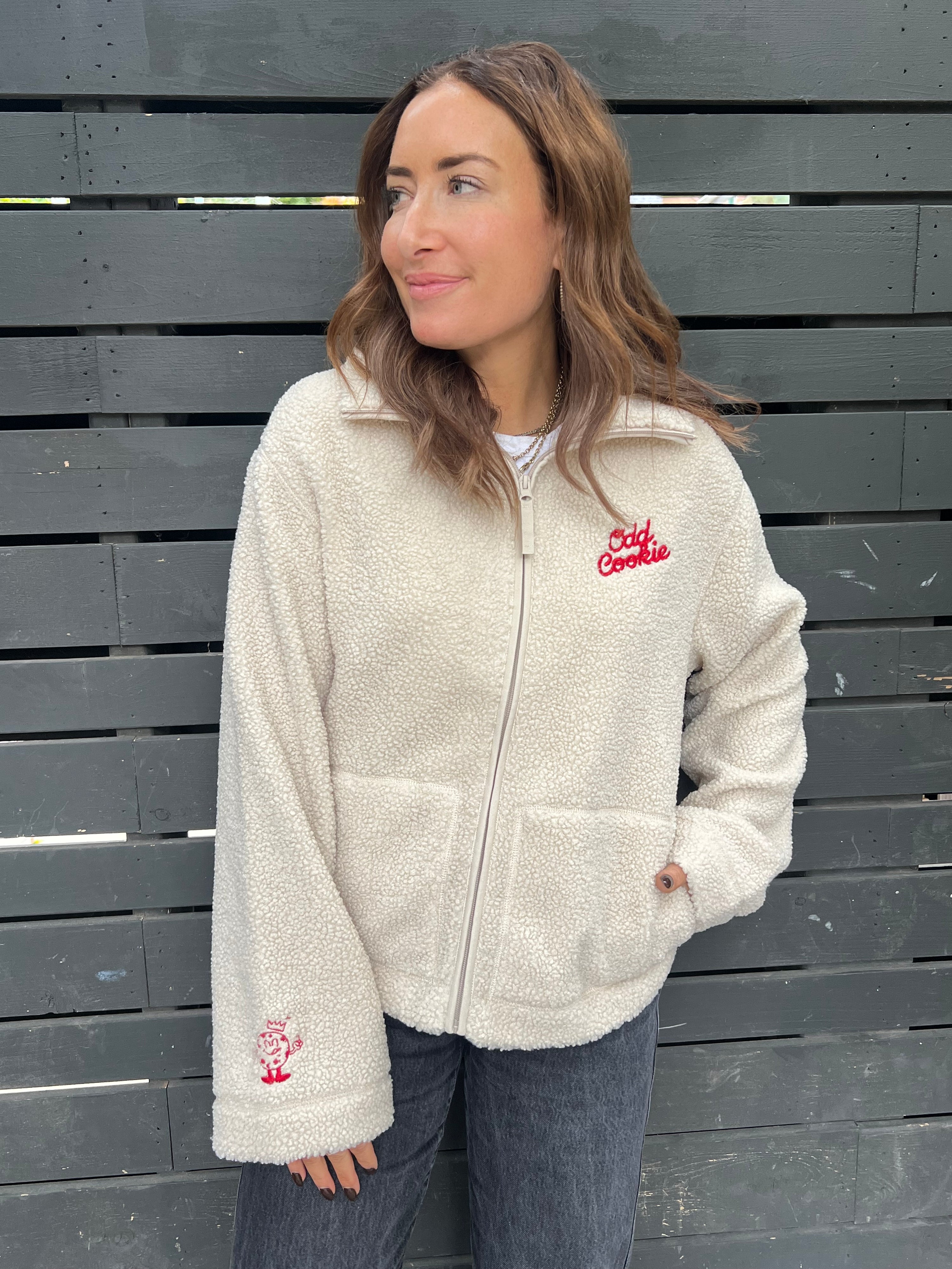 Odd Cookie Zip Up Fleece